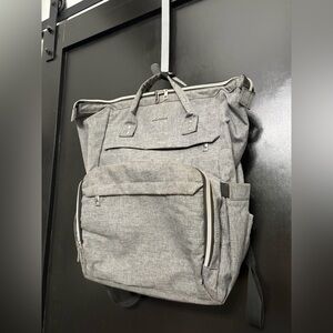 Sleek Gray Lovevook Backpack